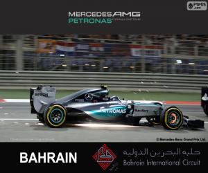 yapboz Rosberg G.P. Bahreyn 2015